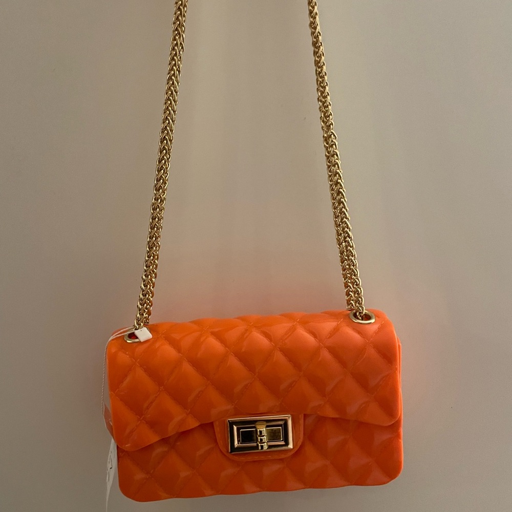 NWT Emperia plastic orange cute clutch/small purse - Picture 3 of 6